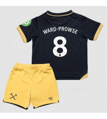 Lacne Dětský Futbalové dres West Ham United James Ward-Prowse #8 2025-26 Krátky Rukáv - Tretina (+ trenírky)